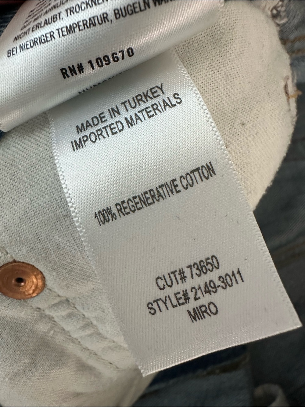 Citizens Of Humanity Miro Relaxed in Pacifica Rigid Barrel Leg Jeans SZ 31 - Picture 8 of 8